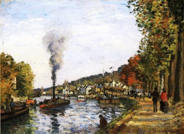 El Sena en Marly 1871 Camille Pissarro Pinturas al óleo
